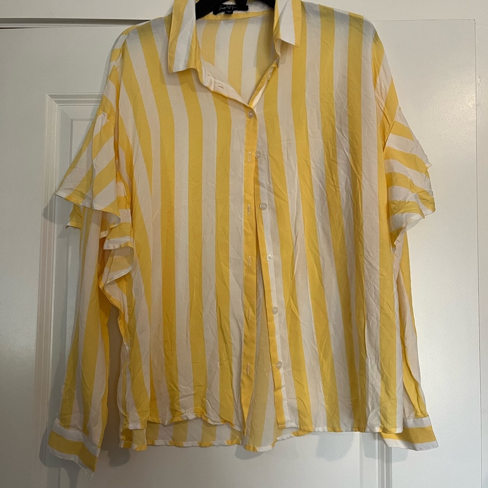 Striped Button Up